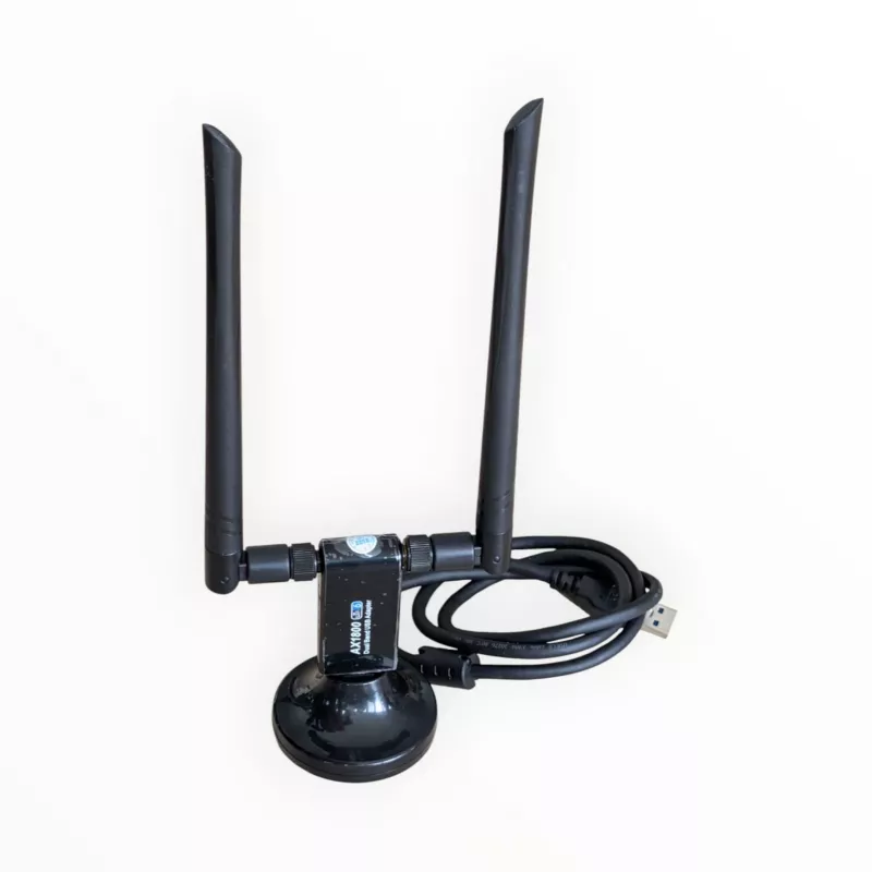 ALLNET Wireless AX 1800Mbit adaptador USB 3.0 Wi-Fi ALL-WA1800AX-EXT com antenas externas
