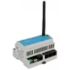 ALLNET ALL3505v2 controlador IP de automação de edifícios com 8 portas de sensores, montagem em calha DIN