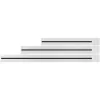 SYNERGY21 MODULRAIL régua de tomadas 800 mm com interruptor, branco (S21-MR009)