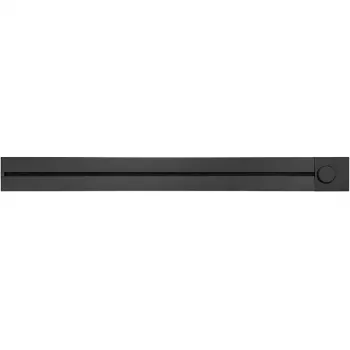 SYNERGY21 MODULRAIL régua de tomadas 800 mm com interruptor preto (S21-MR006)