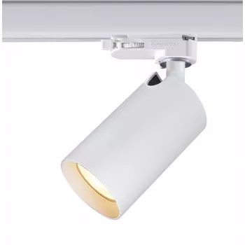 SYNERGY21 Foco LED para calha eletrificada de 3 fases, série VLH, GU10, Branco S21-LED-Z26056