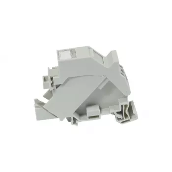 SYNERGY21 Suporte de módulo Keystone para calha DIN Slim ABS para 1xTP módulo Slim Line (S215416V2)