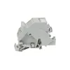 SYNERGY21 Suporte de módulo Keystone para calha DIN Slim ABS para 1xTP módulo Slim Line (S215416V2)