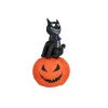 EUROPALMS Halloween Figura insuflável gato com abóbora, 183cm 83316152