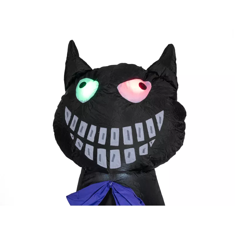 EUROPALMS Halloween Figura insuflável gato com abóbora, 183cm 83316152