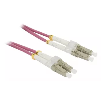 SYNERGY21 S216280 Cabo de patch de fibra ótica OM4 LC-LC Duplex Multimodo, 60m, Violeta