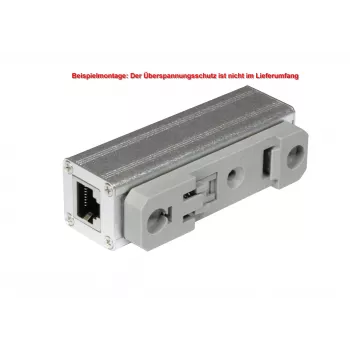 ALLNET Proteção contra sobretensão Ethernet Cat.6 com grampo para calha DIN para ALL95100 (ALL95100-DinRail-Clamp)