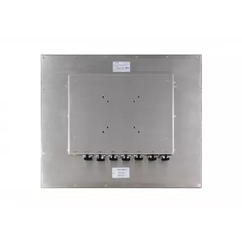 ALLNET Armoury-190 PC industrial com painel tátil 19 polegadas IP67 em aço inoxidável, Intel Celeron J4125, 4GB RAM, 128GB SSD, Windows 10 Pro