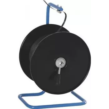 Banholzer & Wenz Dispensador de cinta de cintar em PP lacado a vermelho para núcleos de 200/280/406 mm (17604)