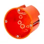f-tronic HW caixa de parede oca E117, Ø 68 mm, profundidade 61 mm, isenta de halogéneos, laranja 7350165