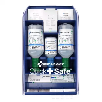 First Aid Only Quick+ Safe DIN EN 15154-4 caixa de primeiros socorros azul (P-44027 00)