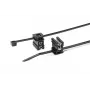 HellermannTyton T30REC4A-PA66HS/PA66HIRHS-BK abraçadeira de cabos preta termoestabilizada resistente ao impacto 150x3,5mm, pack de 500 150-76090