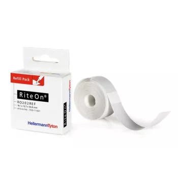 HellermannTyton RiteOn Etiquetas de recarga RO202REF-1401-WH Branco 150 unid. (550-11401)