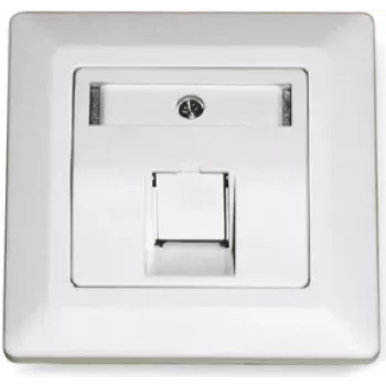 Dätwyler 185866 Módulo de dados RJ45 Cat 7A, 1 porta, Branco