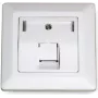 Dätwyler 185866 Módulo de dados RJ45 Cat 7A, 1 porta, Branco