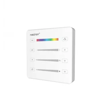 Miboxer Controlador de painel LED inteligente Pixel RGB/RGBW/RGB+CCT (B6, Branco)