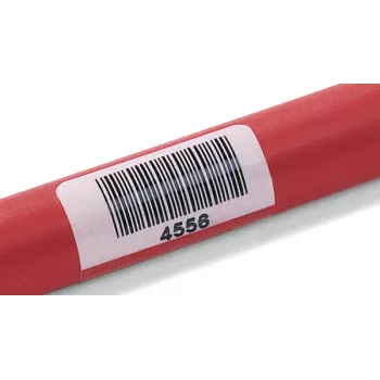 HellermannTyton TAG138LA4-1105-WH etiquetas para cabos de poliéster para transferência térmica, 38,1 x 19,05 mm, branco, 1000/rolo 594-13876