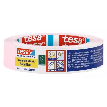 tesa 4333 Precision Mask fita de mascarar rosa claro 50 m x 25 mm 04333-00018-02
