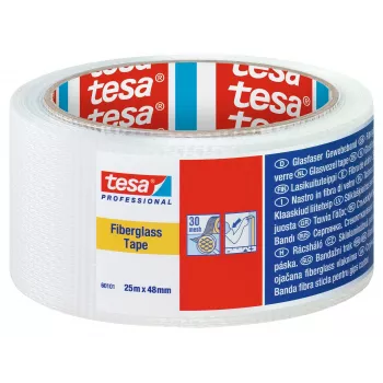 tesa 60101 Professional fita de tecido branco 25 m x 48 mm 60101-00000-00