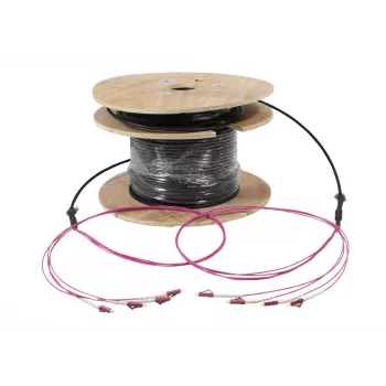 SYNERGY21 S217059V2 cabo troncal de fibra ótica U-DQ(ZN)BH 4G 50/125 OM4 LC/LC 100m em bobina