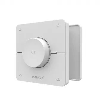 Comando LED Miboxer K0 2,4GHz Dual White CCT com roda de regulação, 4 cenas, branco