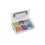 HellermannTyton HelaCon Plus Mini sortido de conectores de fios push-in, 350 unid., 0,5-2,5 mm², 450 V, 24 A 148-90046