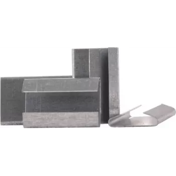 Banholzer & Wenz Fechos de fita de aço em C 16x27mm pack de 1000 (17331)