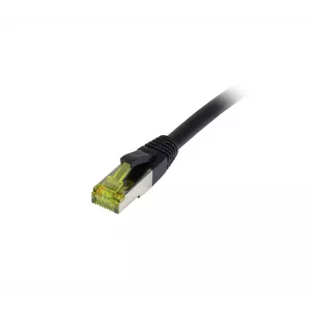 Synergy21 cabo de rede para exterior CAT6A S-STP RJ45, 1,5m, preto, resistente a UV/água, 500MHz, 10Gbps