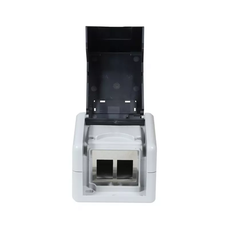 SYNERGY21 caixa de superfície para módulo Keystone IP44 para 2 módulos, branca S216388