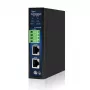 ALLNET splitter/extrator PoE industrial IEEE 802.3bt Type 4, 90W, saída selecionável 5V/9V/12V/24V, Gigabit Ethernet, montagem em calha DIN/parede (ALL-PSI104G-BT90-PD)