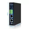 ALLNET splitter/extrator PoE industrial IEEE 802.3bt Type 4, 90W, saída selecionável 5V/9V/12V/24V, Gigabit Ethernet, montagem em calha DIN/parede (ALL-PSI104G-BT90-PD)