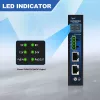 ALLNET splitter/extrator PoE industrial IEEE 802.3bt Type 4, 90W, saída selecionável 5V/9V/12V/24V, Gigabit Ethernet, montagem em calha DIN/parede (ALL-PSI104G-BT90-PD)