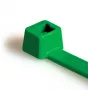 HellermannTyton T80L-N66-GN-C1 abraçadeira padrão, 390 x 4,6 mm, verde, 100 unid. 116-05415