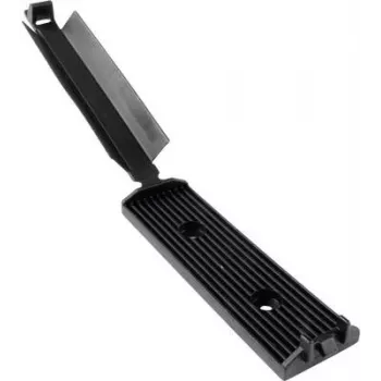 HellermannTyton FKH80 fixação por parafuso para abraçadeiras, preta PA66, 25mm x 56,5mm, 100 unid. 151-16800