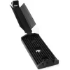 HellermannTyton FKH80 fixação por parafuso para abraçadeiras, preta PA66, 25mm x 56,5mm, 100 unid. 151-16800
