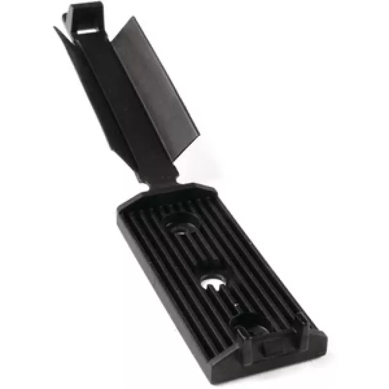 HellermannTyton FKH80 fixação por parafuso para abraçadeiras, preta PA66, 25mm x 56,5mm, 100 unid. 151-16800