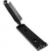 HellermannTyton FKH80 fixação por parafuso para abraçadeiras, preta PA66, 25mm x 56,5mm, 100 unid. 151-16800