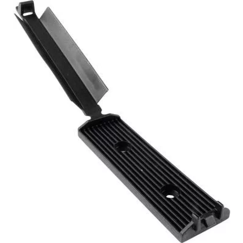 HellermannTyton FKH80 fixação por parafuso para abraçadeiras, preta PA66, 25mm x 56,5mm, 100 unid. 151-16800