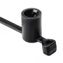 HellermannTyton T50SSBS5OT-E abraçadeira de cabo preta 160mm x 4,6mm (pack de 500) 155-30602