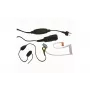 MIDLAND Albrecht AE 31-PT07 auscultador intra-auricular mono com microfone de arco e PTT, com fios, ligação de 2 pinos, preto 41990