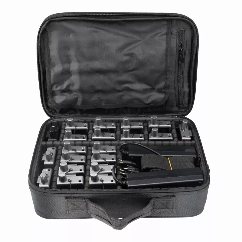 MIDLAND Albrecht ATT/ATR400 sistema de tourguide digital para 20 pessoas com 16 canais, 863-865 MHz, alcance de 150 m, estojo de carregamento 29970.S20