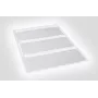 HellermannTyton 594-81104 Etiqueta de transferência térmica transparente branco 100mm x 100mm 1000 etiquetas