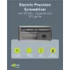 Goobay 77838 chave de fendas de precisão elétrica com bateria, 20 peças, LED