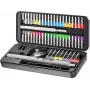 Goobay 77839 chave de fendas de precisão elétrica com bateria, 50 peças, LED