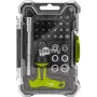 Goobay Conjunto de chave de fendas com conjunto de 30 bits – conjunto de ferramentas de precisão para trabalhos de aparafusamento, montagem e reparação de eletrónica (77841)