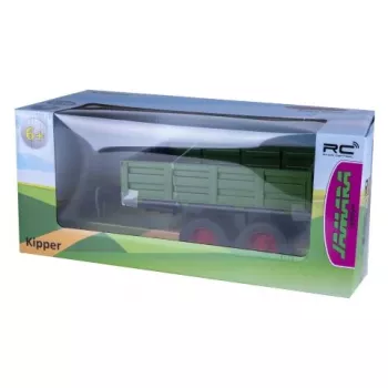 Atrelado basculante verde-escuro Jamara para trator RC 1:16 (423284)