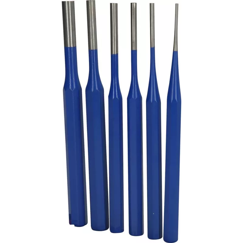 Conjunto de punções de rolo Brilliant Tools BT085006, 6 peças, 3-10 mm, aço cromo-vanádio