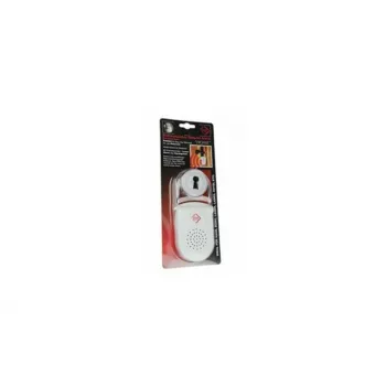 Alarme eletrónico de maçaneta KH-SECURITY KH 100183, sistema de alarme móvel, branco