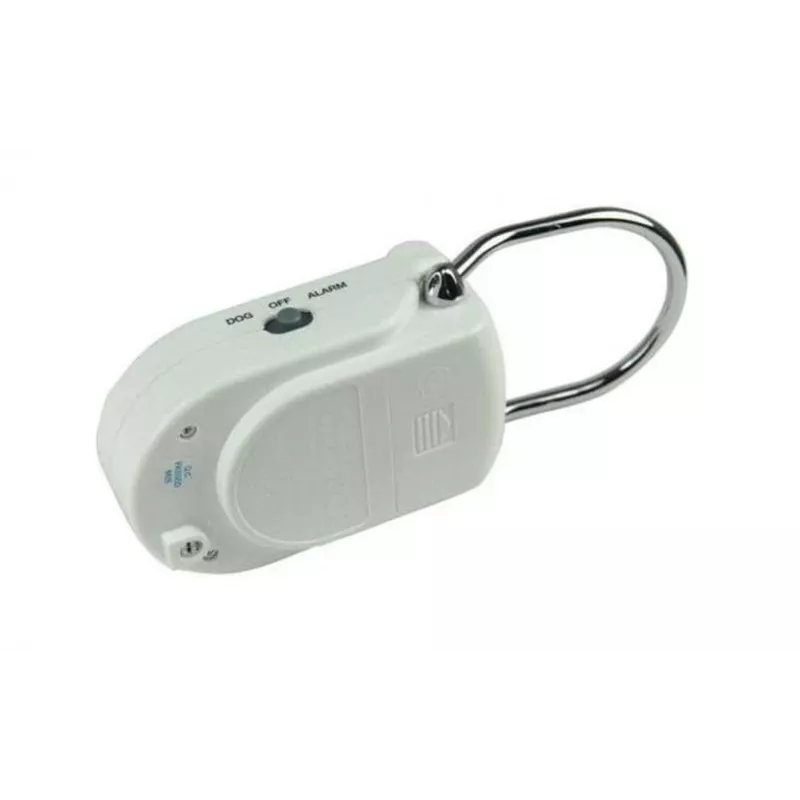 Alarme eletrónico de maçaneta KH-SECURITY KH 100183, sistema de alarme móvel, branco