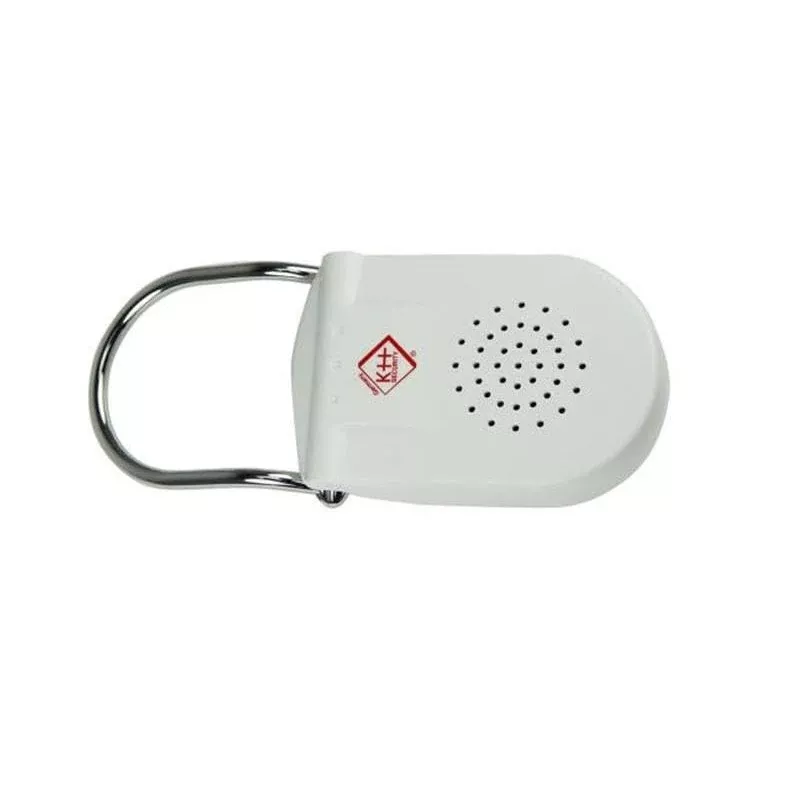 Alarme eletrónico de maçaneta KH-SECURITY KH 100183, sistema de alarme móvel, branco
